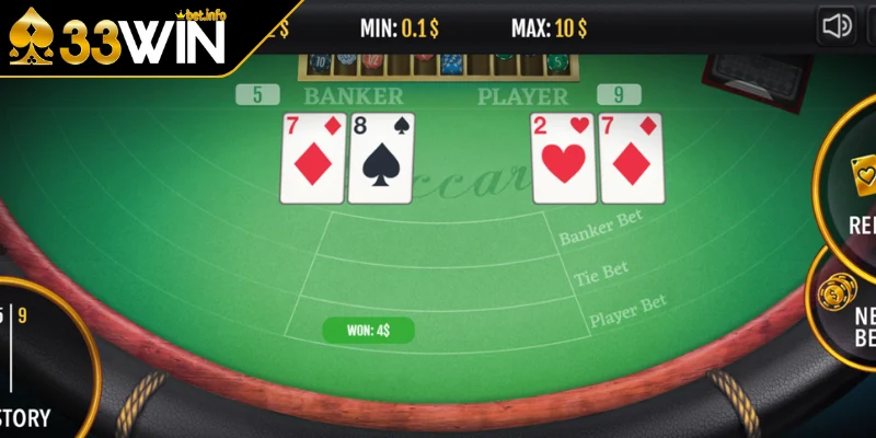 Bật mí mẹo cược Baccarat là gì luôn thắng