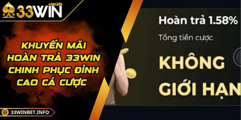 Khuyến Mãi Hoàn Trả 33WIN Chinh Phục Đỉnh Cao Cá Cược 