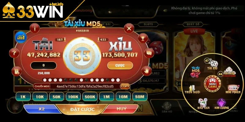 Tổng quan vài điều về game tài xỉu MD5