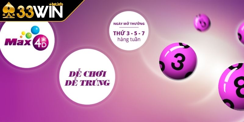 Cược xổ số Max 4D